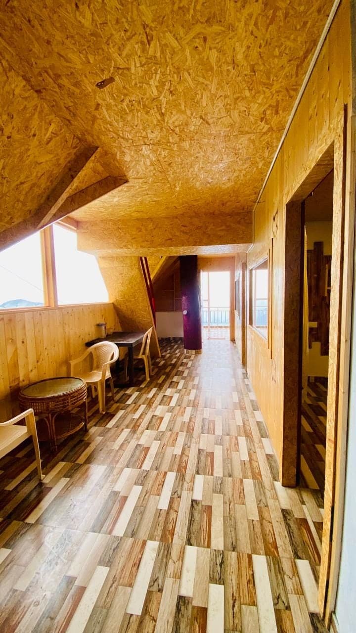 Cozy wooden interior